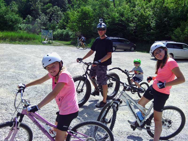 mountain biking glacial hills